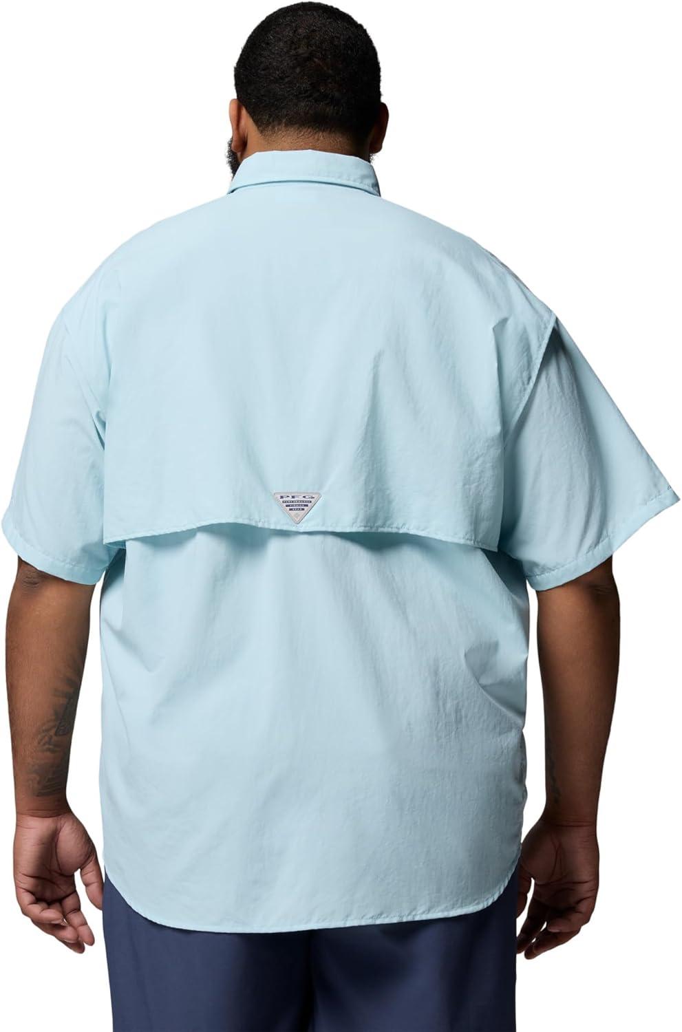 imageColumbia Mens PFG Bahama II Short Sleeve Fishing ShirtMarine Light