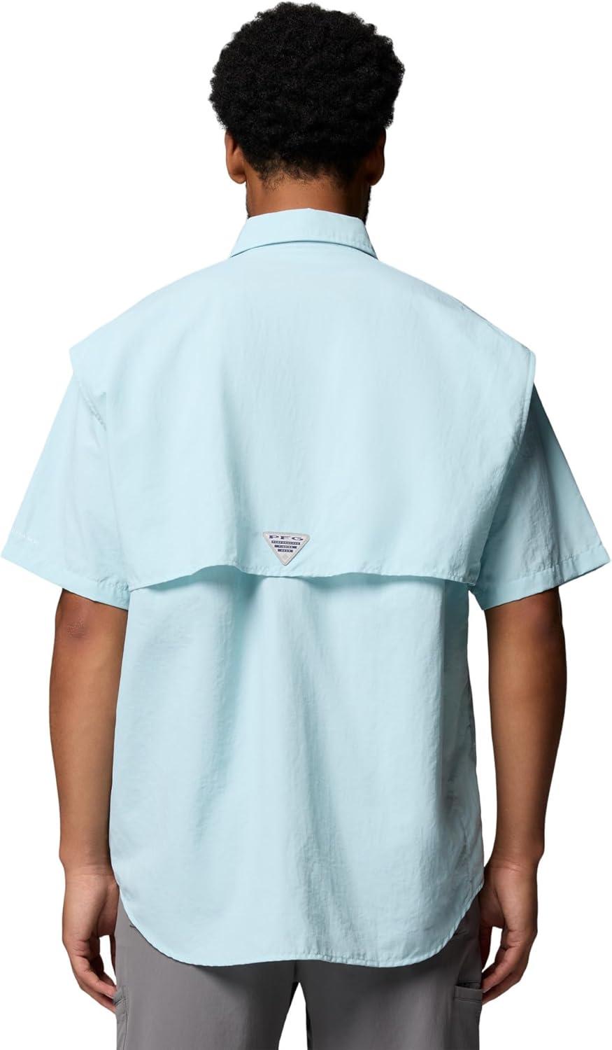 imageColumbia Mens PFG Bahama II Short Sleeve Fishing ShirtMarine Light