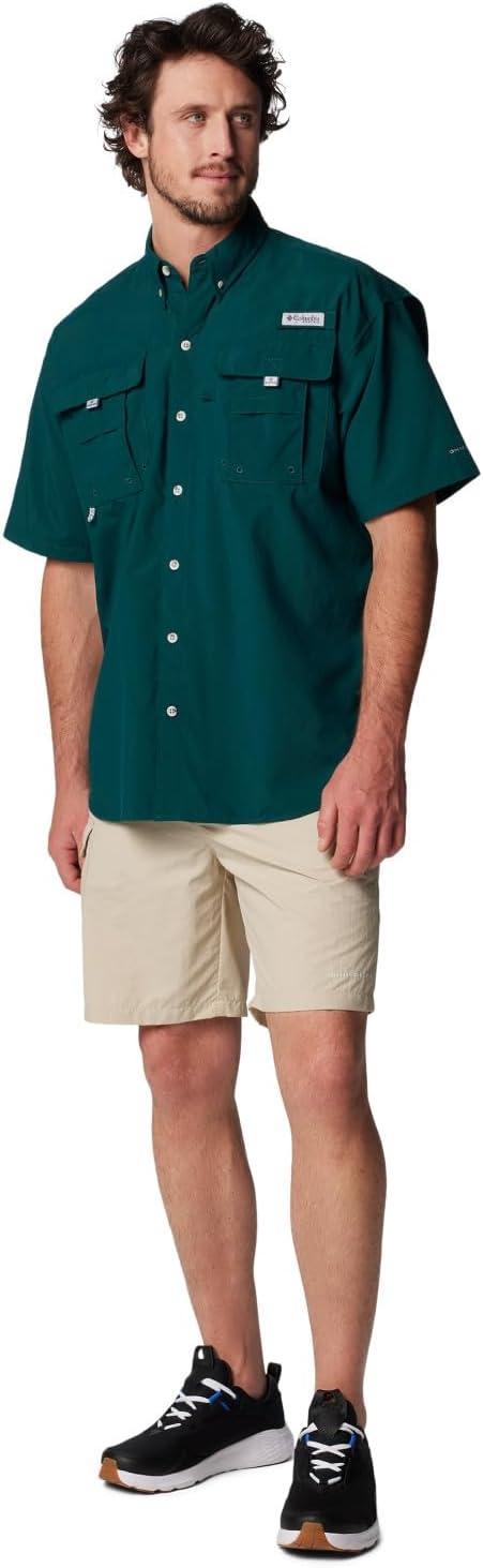 imageColumbia Mens PFG Bahama II Short Sleeve Fishing ShirtMidnight Teal