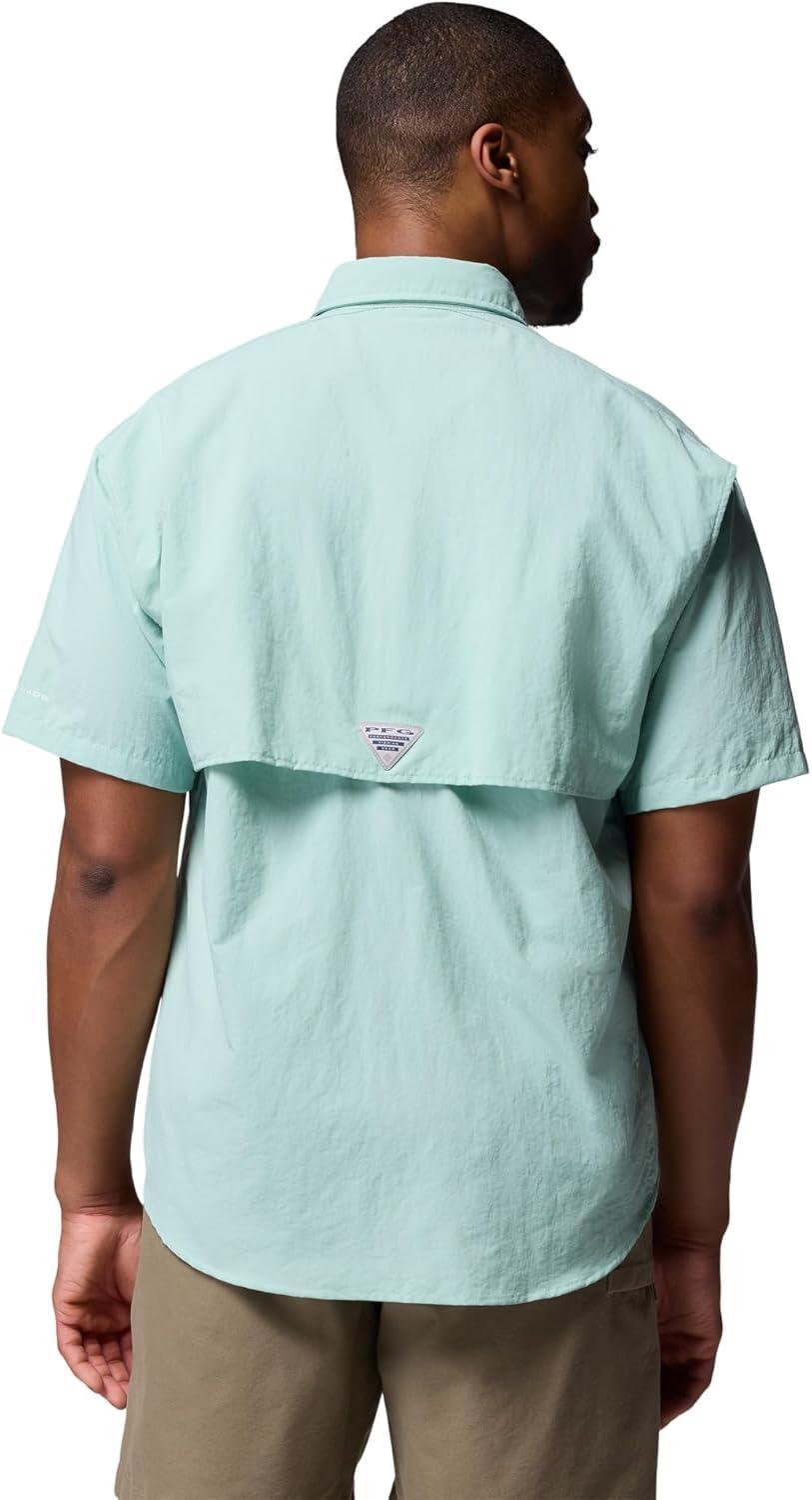 imageColumbia Mens PFG Bahama II Short Sleeve Fishing ShirtMisty Jade