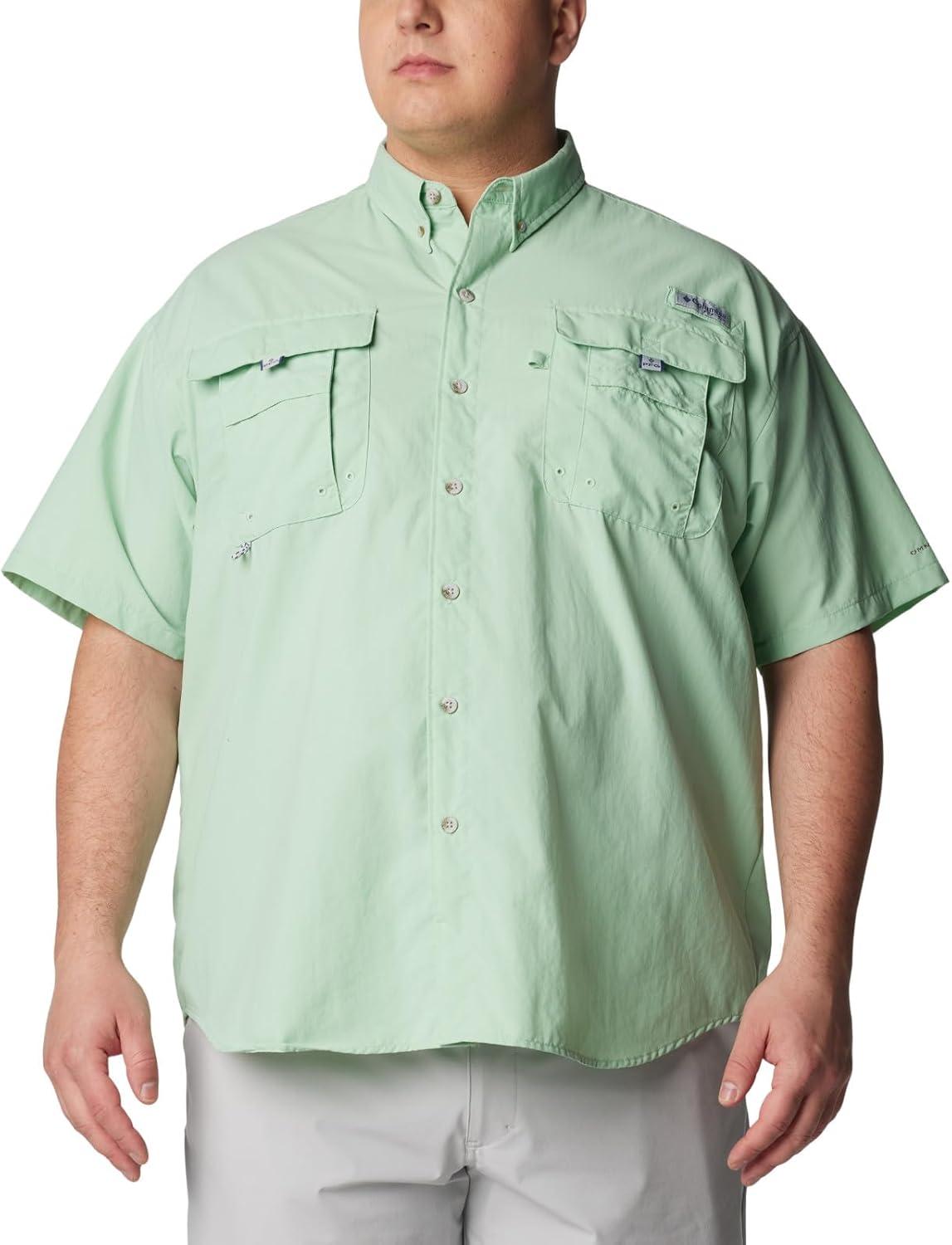 imageColumbia Mens PFG Bahama II Short Sleeve Fishing ShirtNew Mint