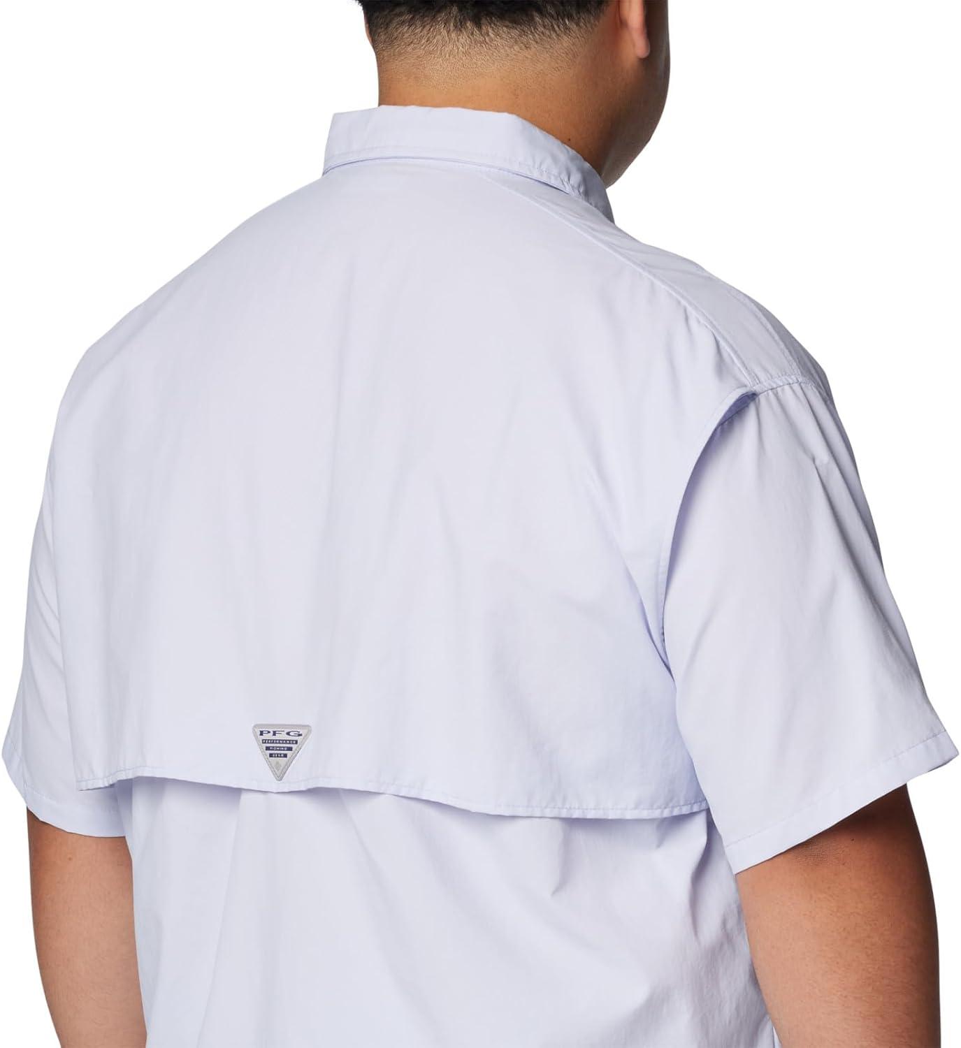imageColumbia Mens PFG Bahama II Short Sleeve Fishing ShirtSnowdrift