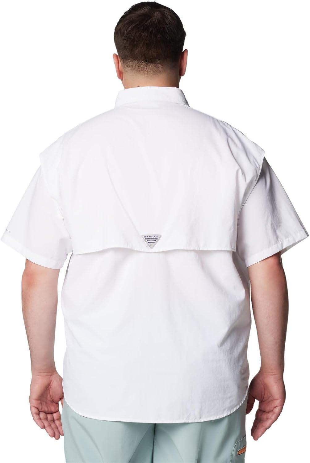 imageColumbia Mens PFG Bahama II Short Sleeve Fishing ShirtWhite