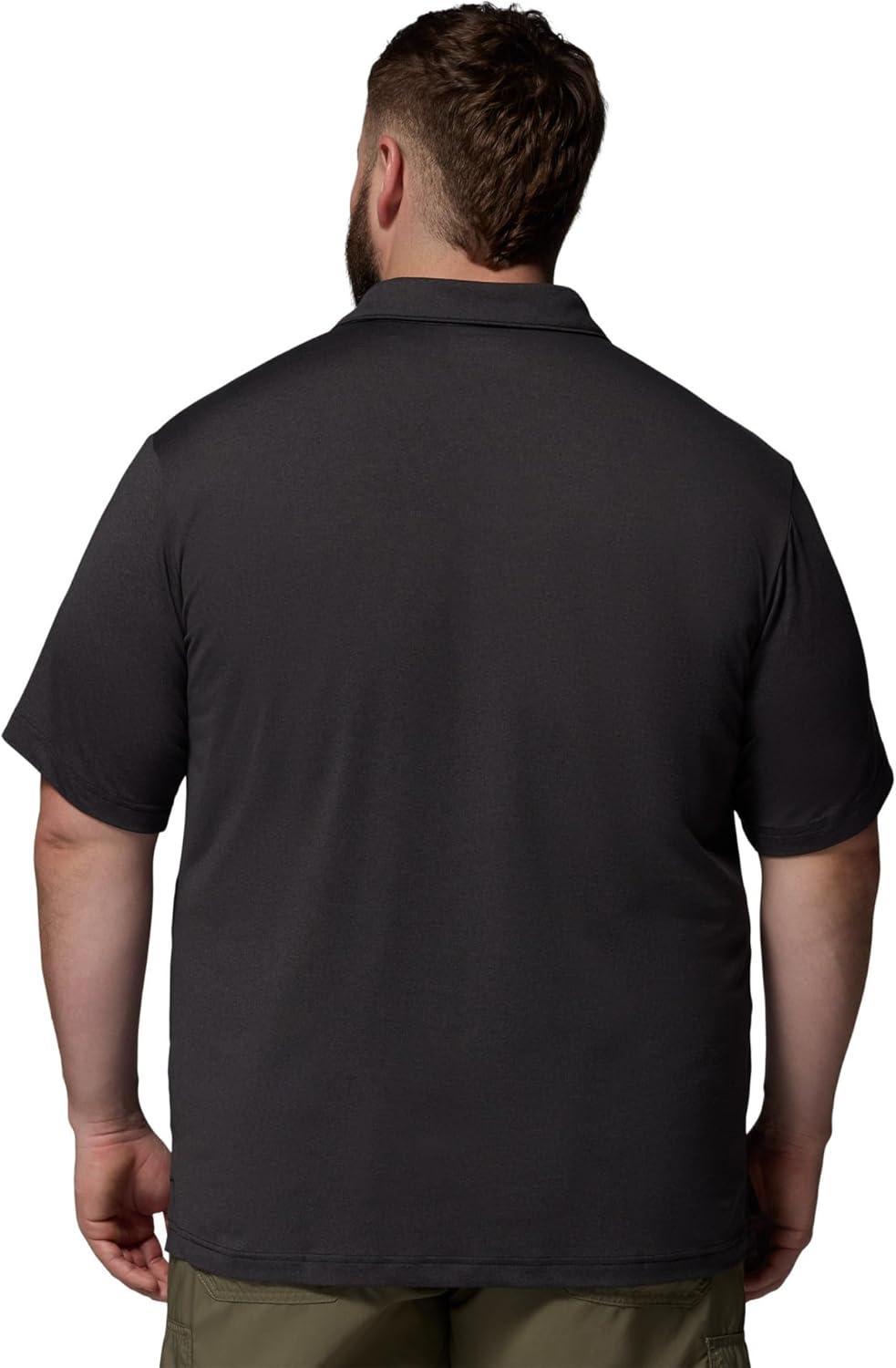 imageColumbia Mens Parsons Point PoloBlack HeatherShark