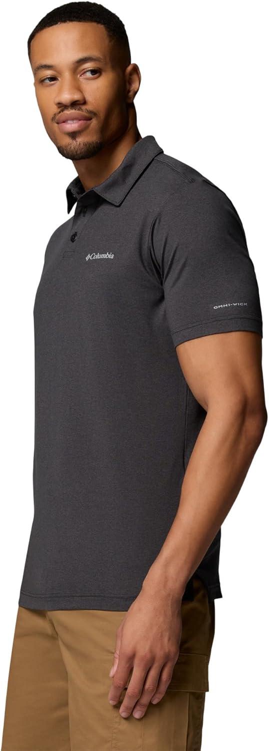 imageColumbia Mens Parsons Point PoloBlack HeatherShark