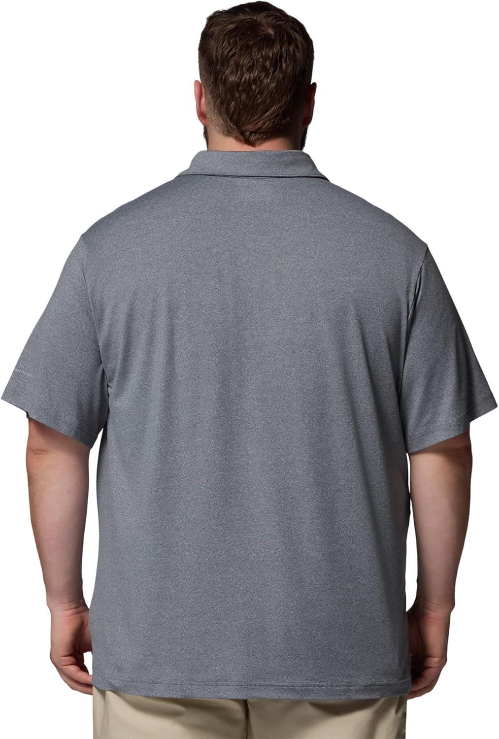 imageColumbia Mens Parsons Point PoloCity GreyHthrColumbia Grey