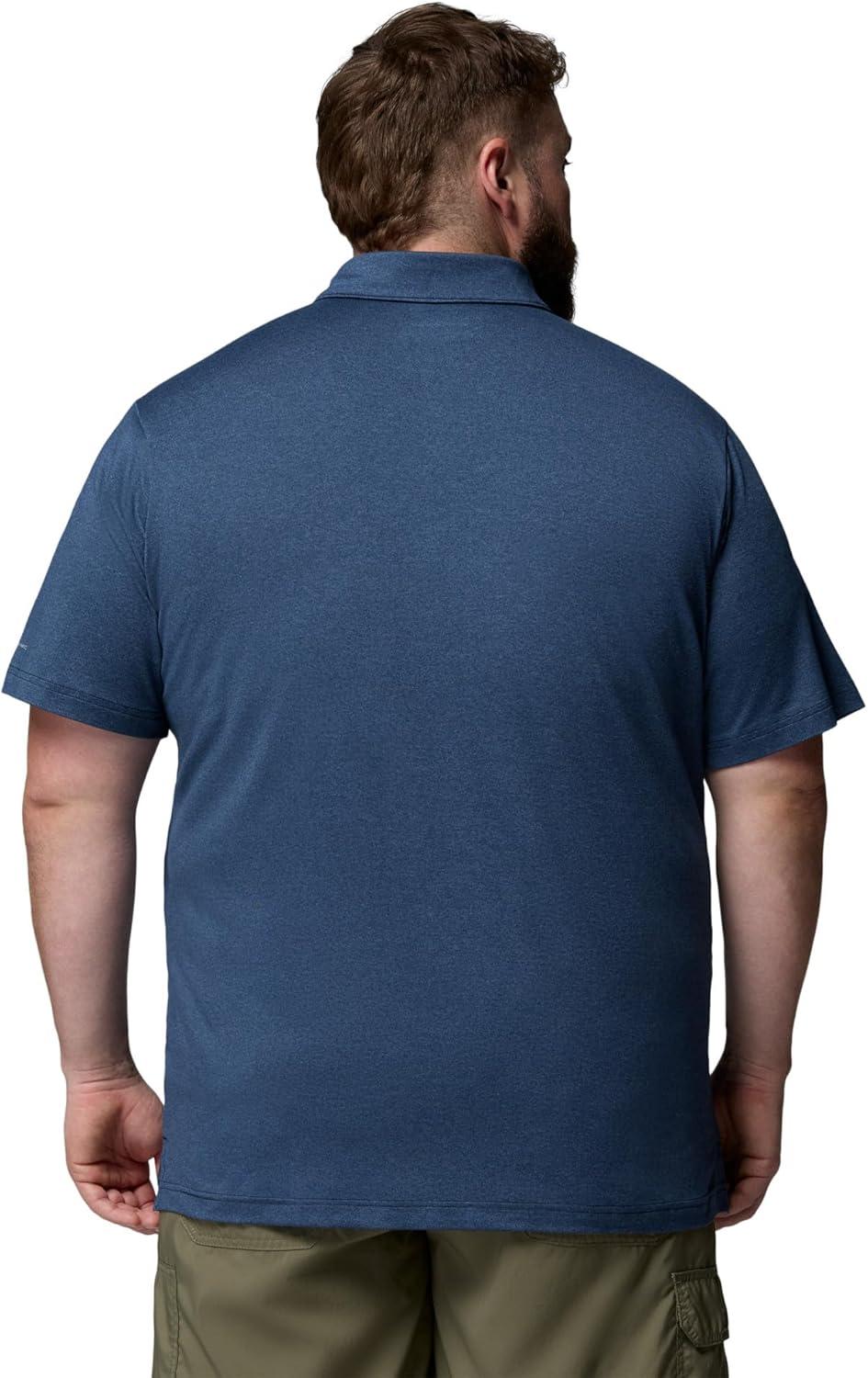 imageColumbia Mens Parsons Point PoloCollegiate NavyHeatherMntn Blue