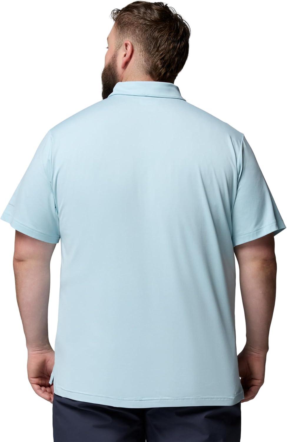 imageColumbia Mens Parsons Point PoloMarine LightHeatherTrnql Blue