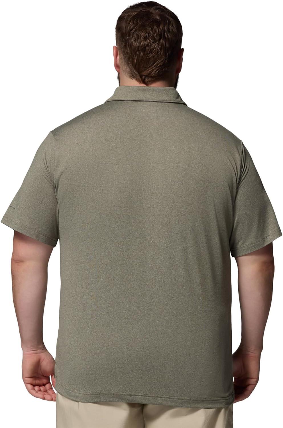 imageColumbia Mens Parsons Point PoloStone GreenHeather