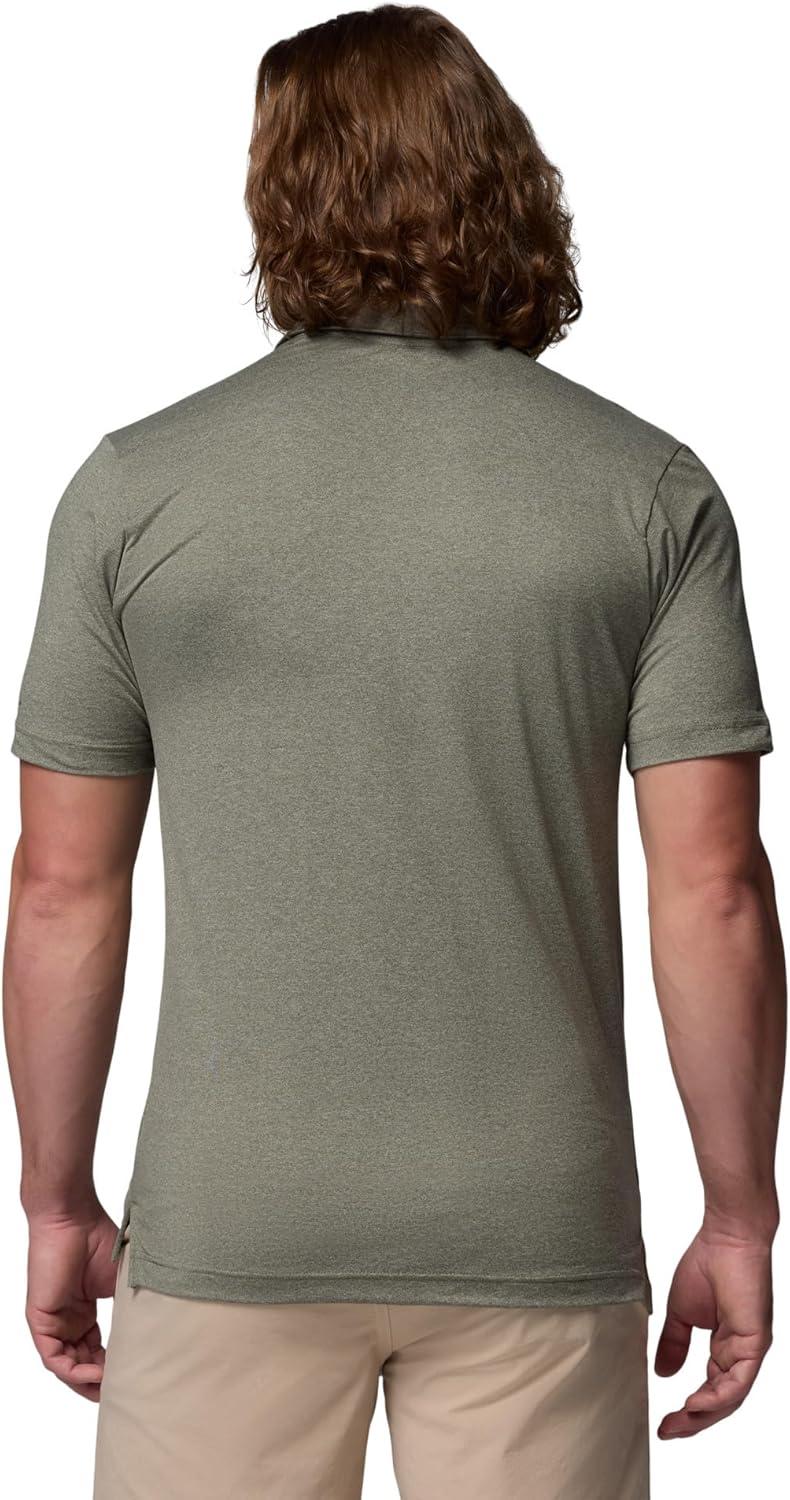 imageColumbia Mens Parsons Point PoloStone GreenHeather