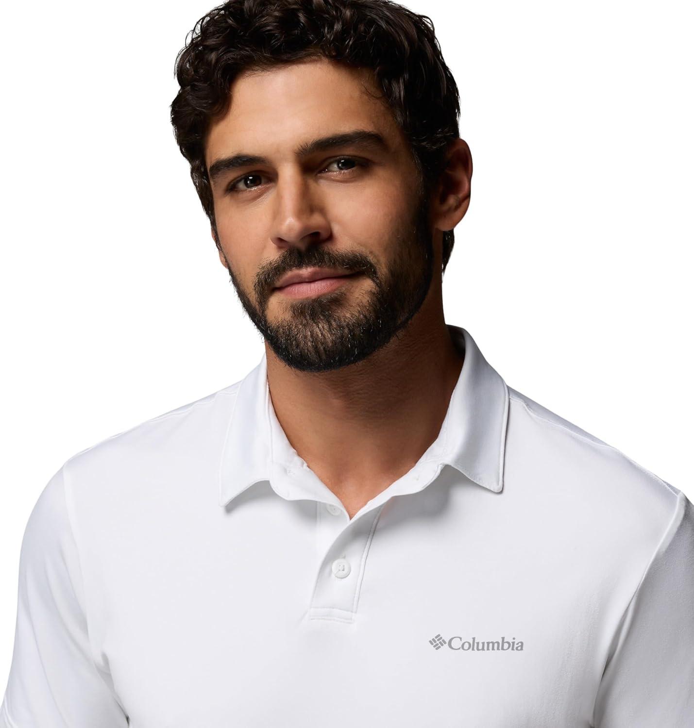 imageColumbia Mens Parsons Point PoloWhiteWhite