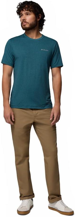 imageColumbia Mens Parsons Point Short Sleeve Back Graphic TeeEverblue HeatherSplatter Gem