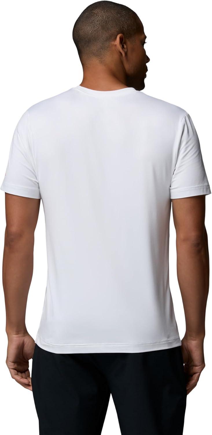 imageColumbia Mens Parsons Point Short Sleeve Graphic TeeWhitePointed Peaks