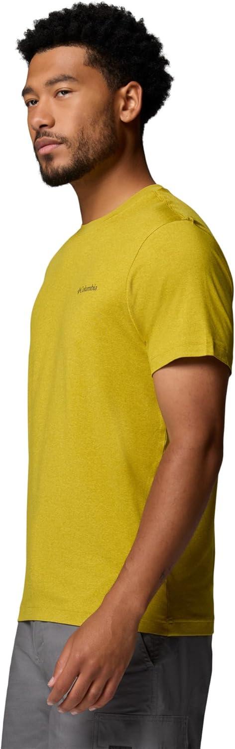 imageColumbia Mens Parsons Point Short Sleeve Logo TeeAntique MossHeather