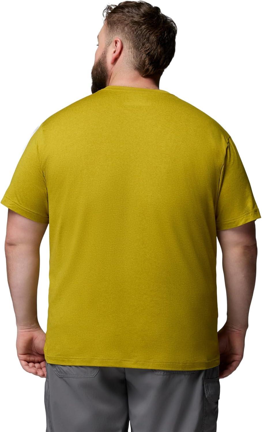 imageColumbia Mens Parsons Point Short Sleeve Logo TeeAntique MossHeather