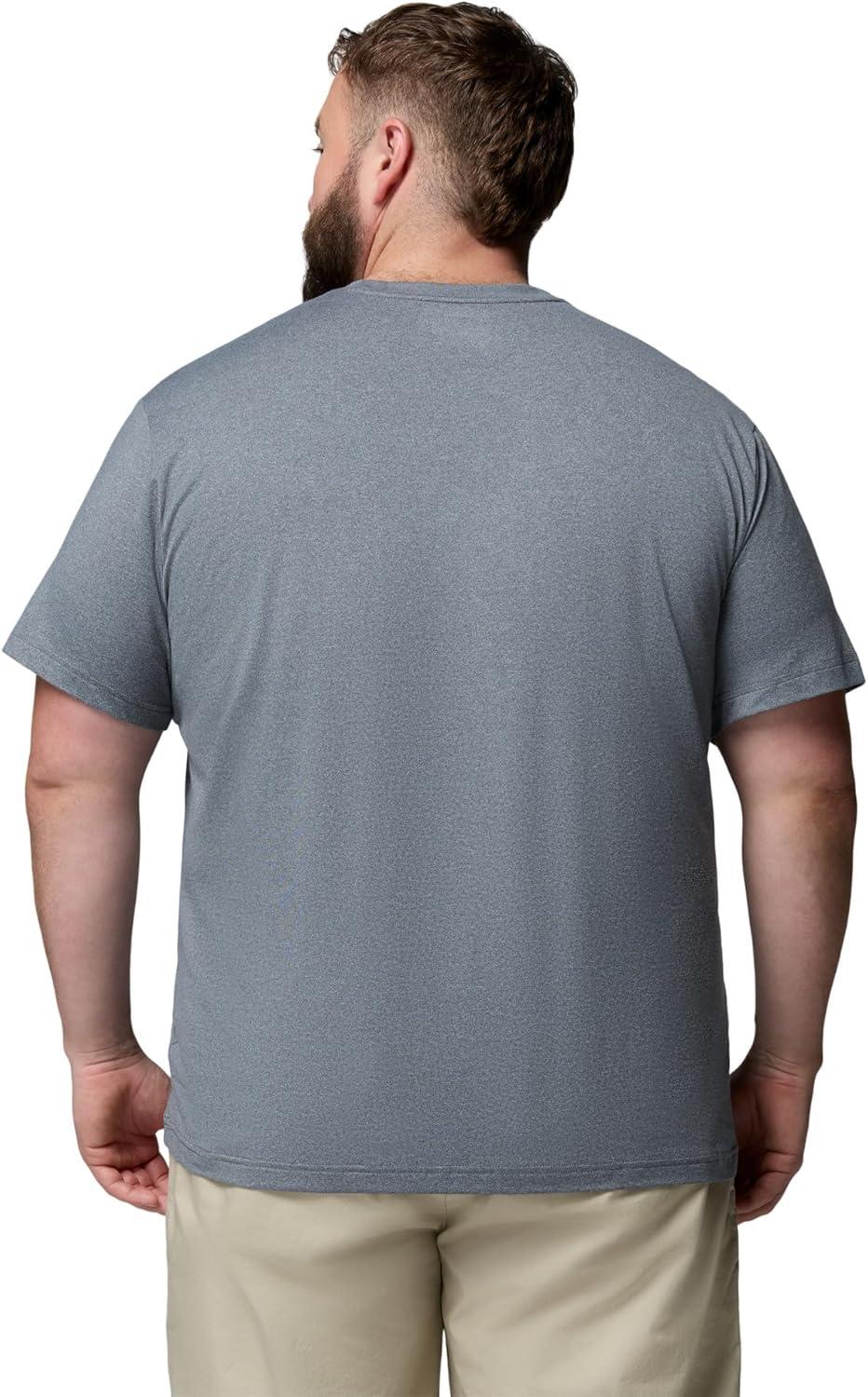 imageColumbia Mens Parsons Point Short Sleeve Logo TeeCity GreyHeather