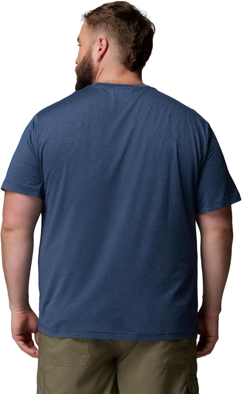 imageColumbia Mens Parsons Point Short Sleeve Logo TeeCollegiate NavyHeather
