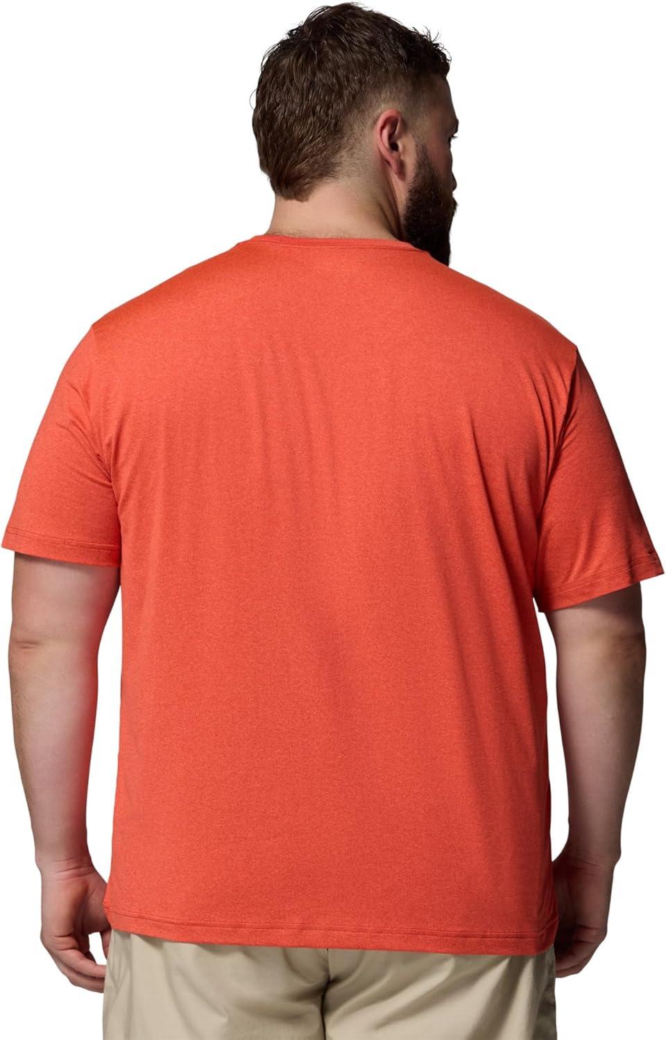 imageColumbia Mens Parsons Point Short Sleeve Logo TeeSuper SonicHeather