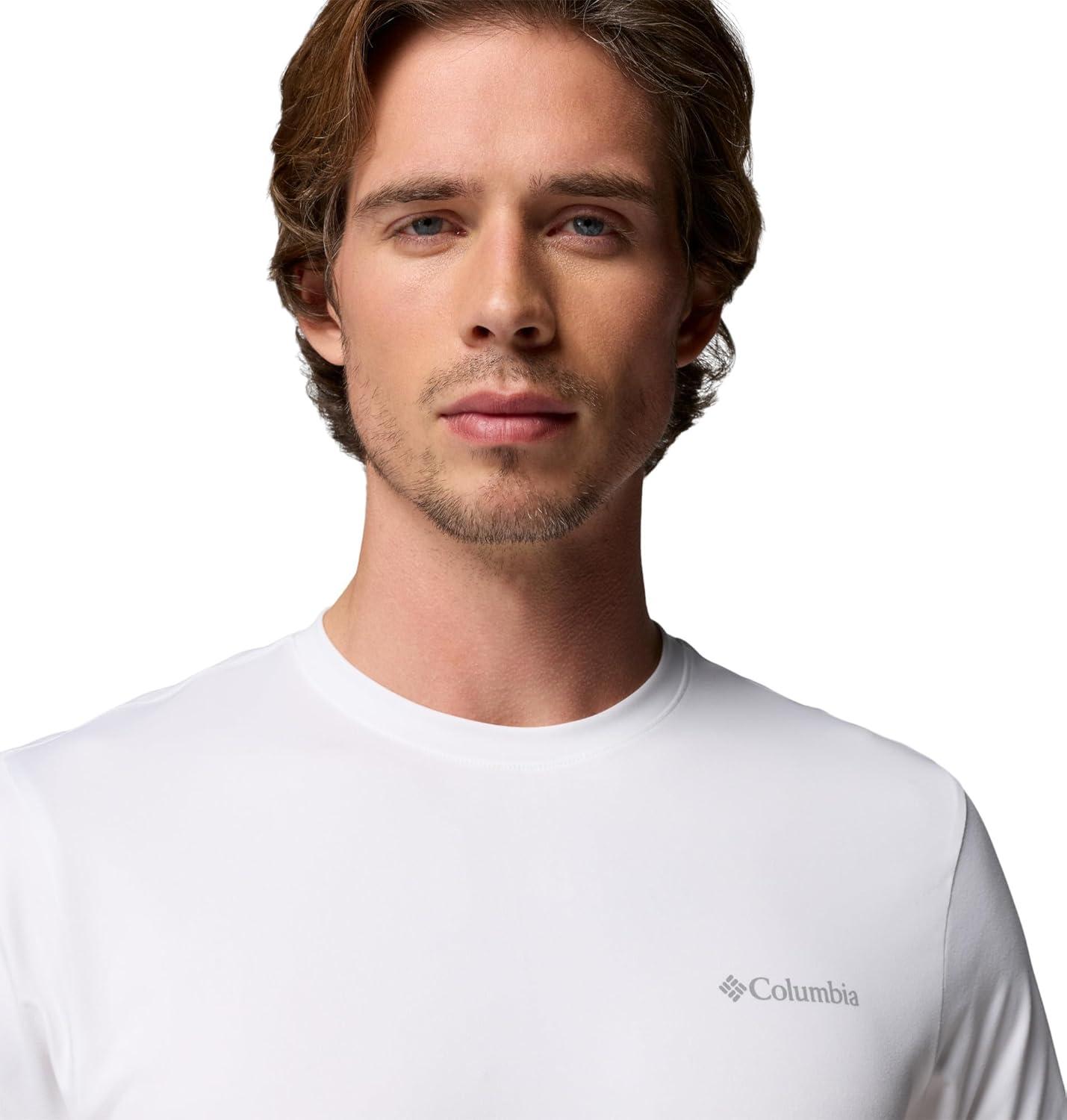 imageColumbia Mens Parsons Point Short Sleeve Logo TeeWhite