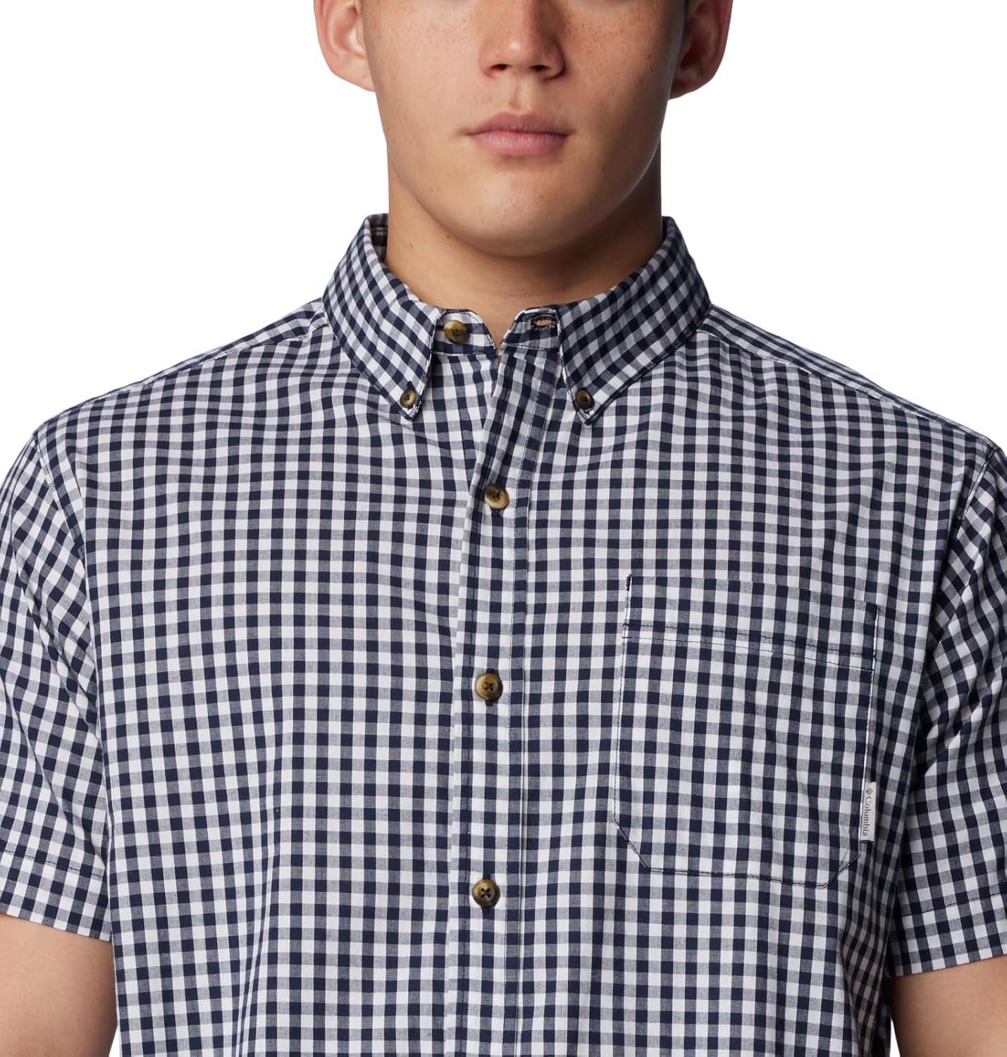imageColumbia Mens Rapid Rivers II Short Sleeve ShirtCollegiate Navy Gingham