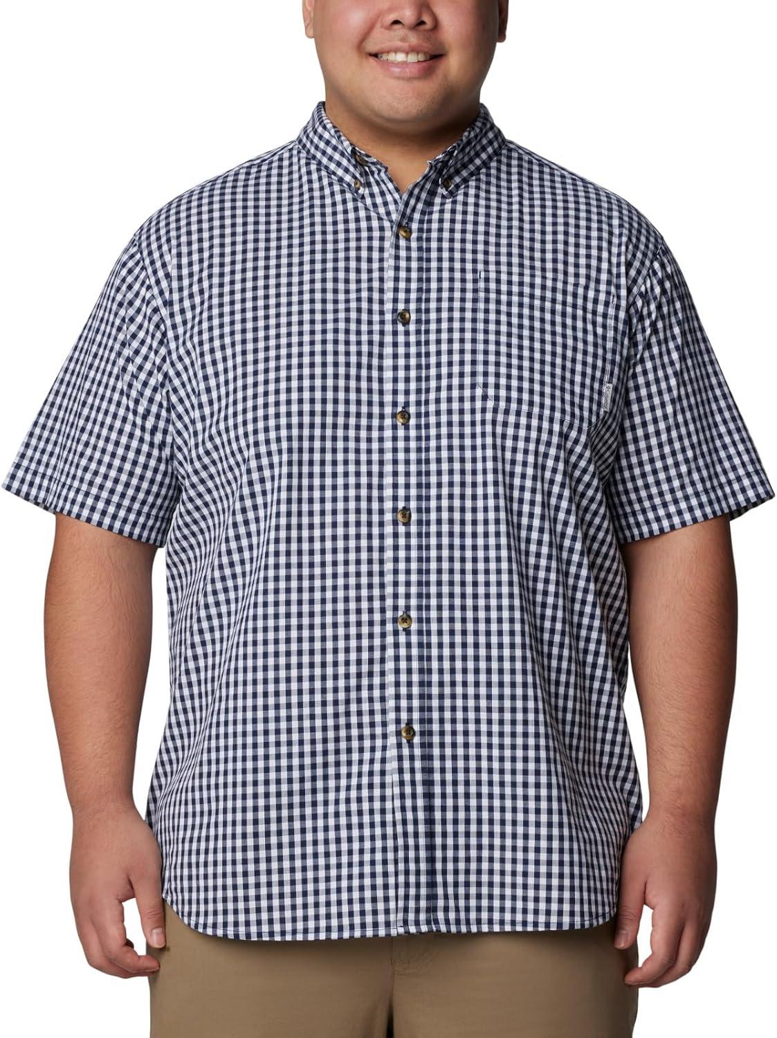 imageColumbia Mens Rapid Rivers II Short Sleeve ShirtCollegiate Navy Gingham
