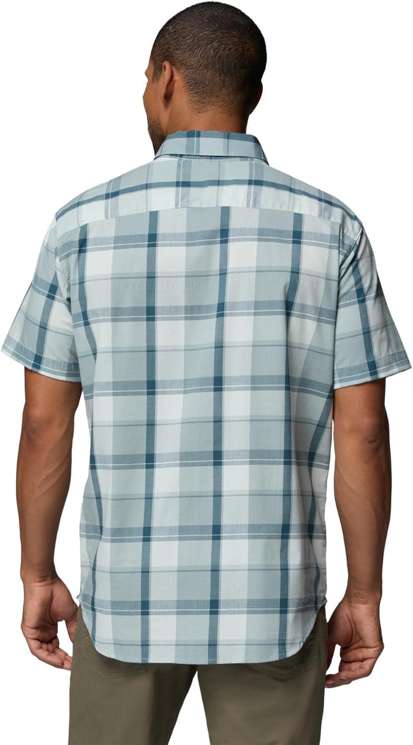 imageColumbia Mens Rapid Rivers II Short Sleeve ShirtCrushed BlueBase Plaid