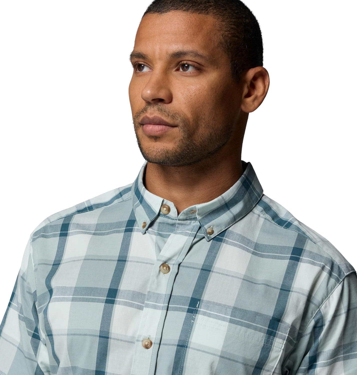 imageColumbia Mens Rapid Rivers II Short Sleeve ShirtCrushed BlueBase Plaid