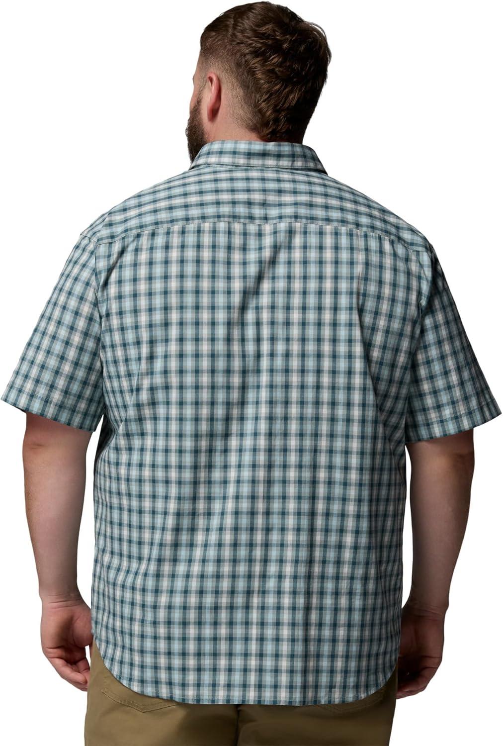 imageColumbia Mens Rapid Rivers II Short Sleeve ShirtCrushed BlueRapid Rivers Gingham