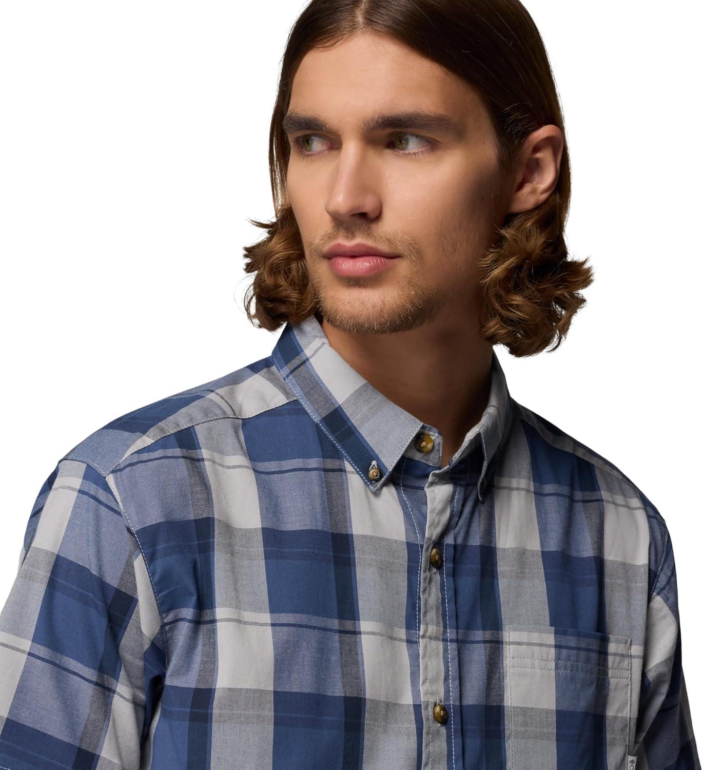 imageColumbia Mens Rapid Rivers II Short Sleeve ShirtDark MountainBase Plaid