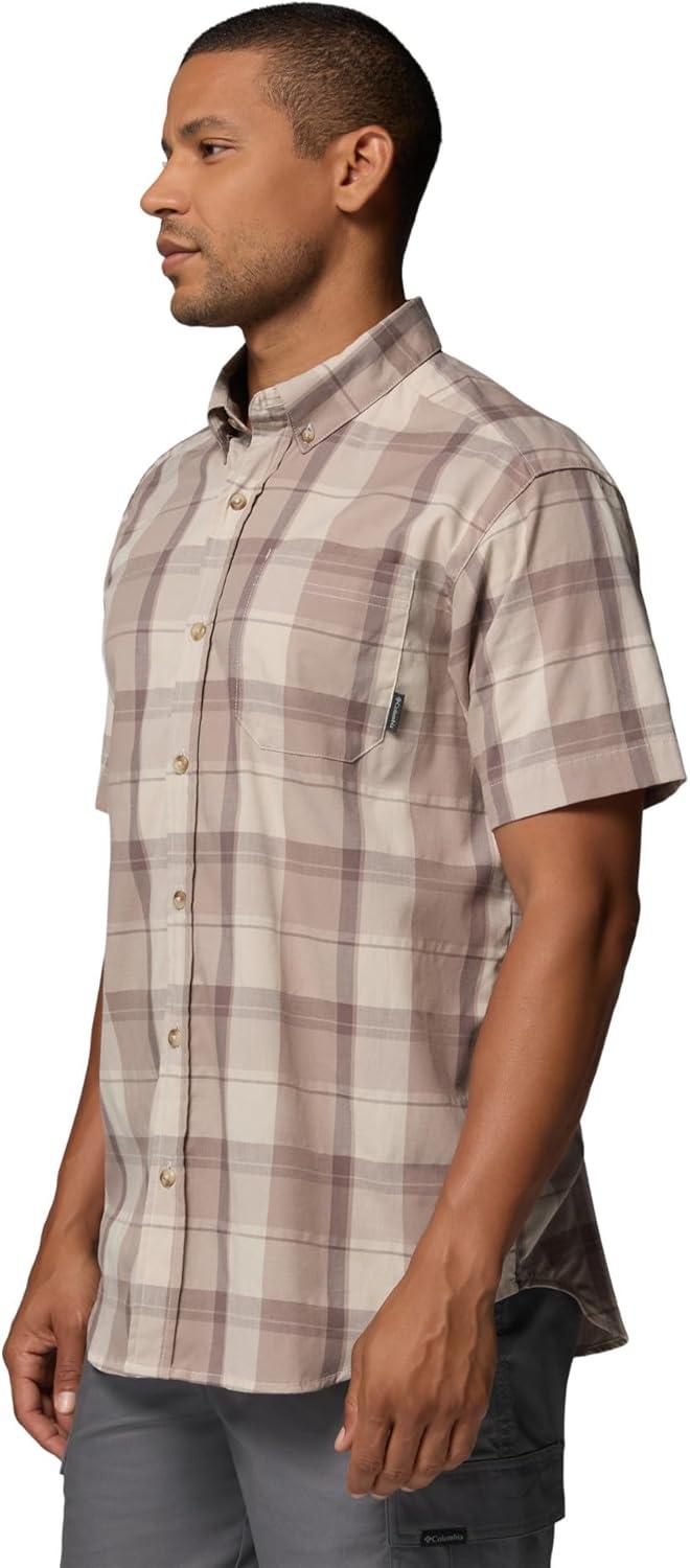 imageColumbia Mens Rapid Rivers II Short Sleeve ShirtFlint GreyBase Plaid