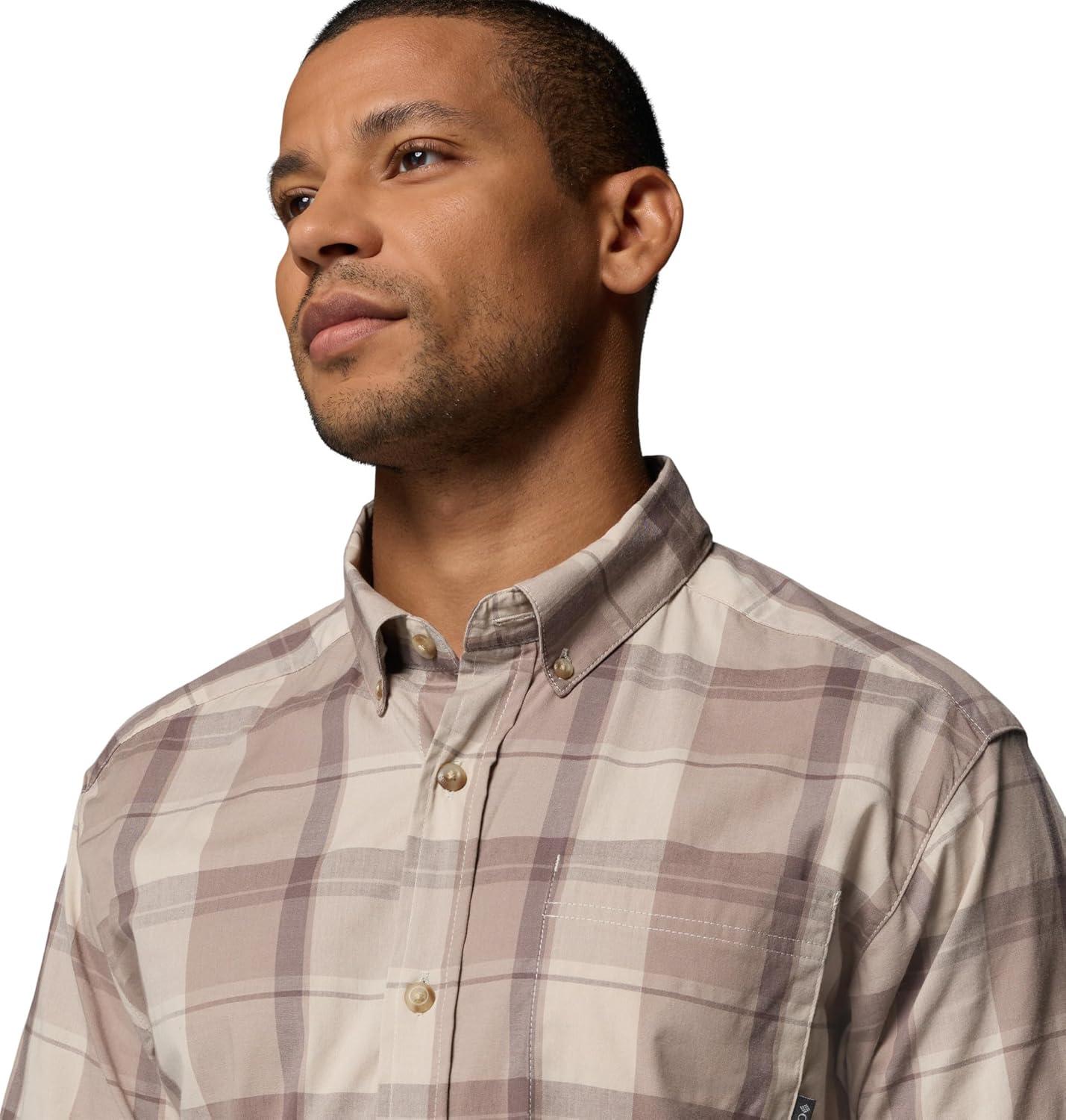 imageColumbia Mens Rapid Rivers II Short Sleeve ShirtFlint GreyBase Plaid
