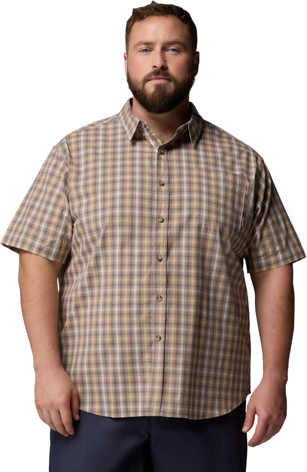 imageColumbia Mens Rapid Rivers II Short Sleeve ShirtFlint GreyRapid Rivers Gingham