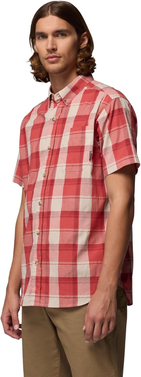 imageColumbia Mens Rapid Rivers II Short Sleeve ShirtWashed RedBase Plaid