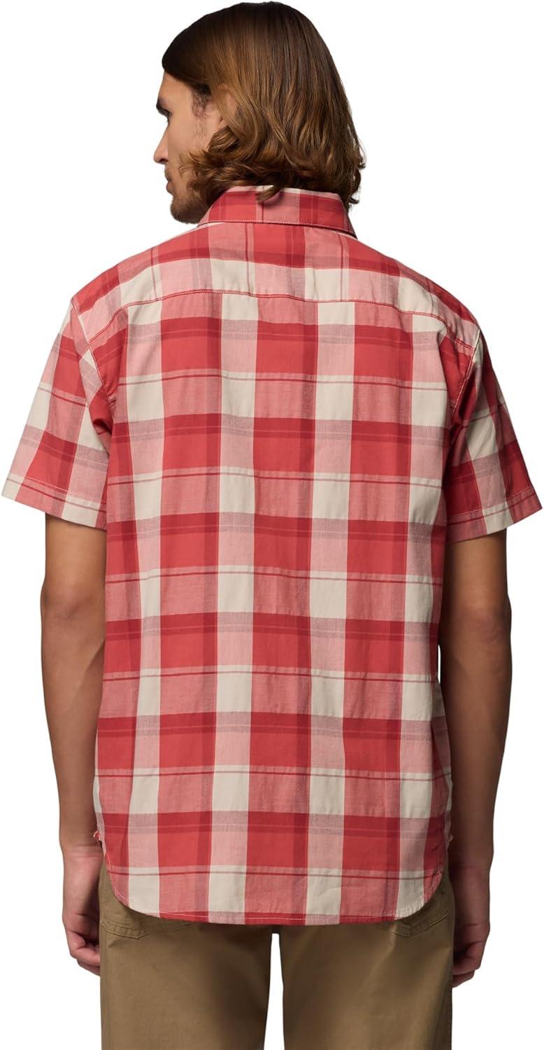 imageColumbia Mens Rapid Rivers II Short Sleeve ShirtWashed RedBase Plaid
