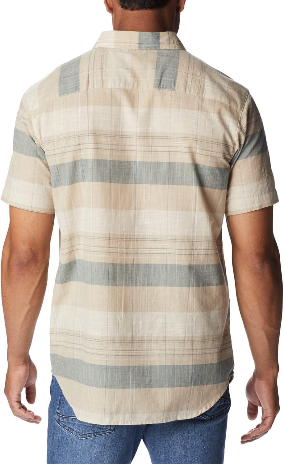 imageColumbia Mens Rapid Rivers Novelty Short SleeveAncient Fossil Scattered Stripe
