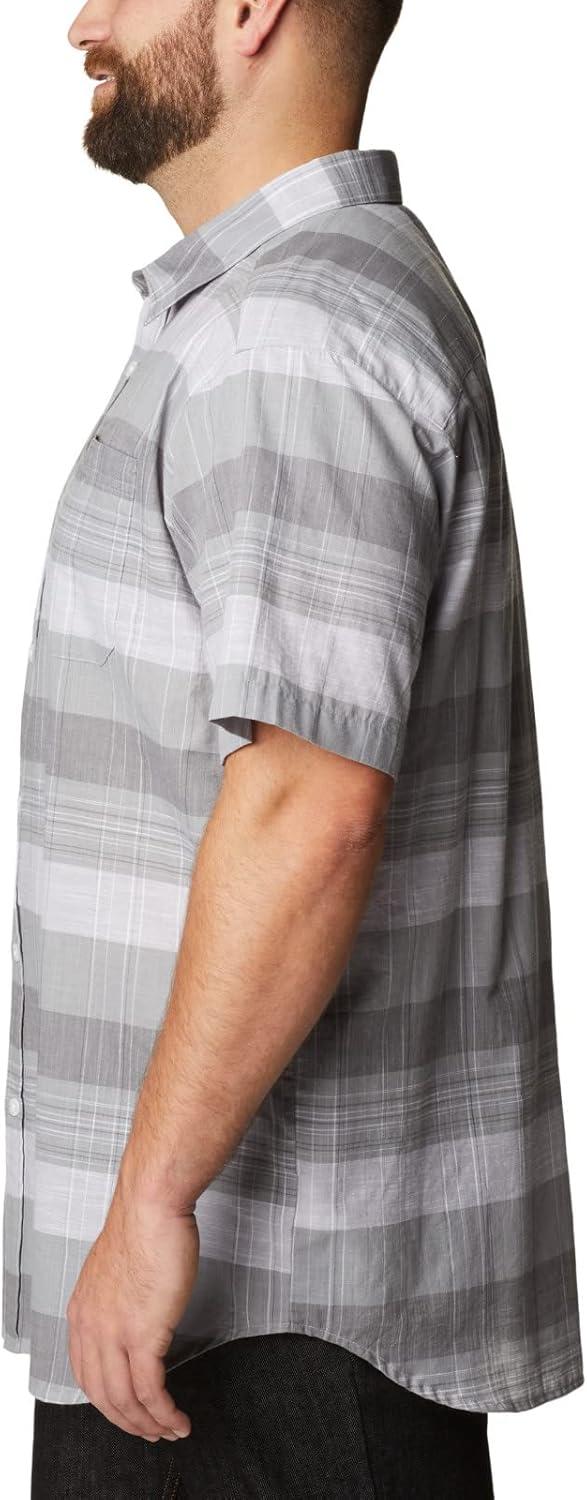 imageColumbia Mens Rapid Rivers Novelty Short SleeveColumbia Grey Scattered Stripe