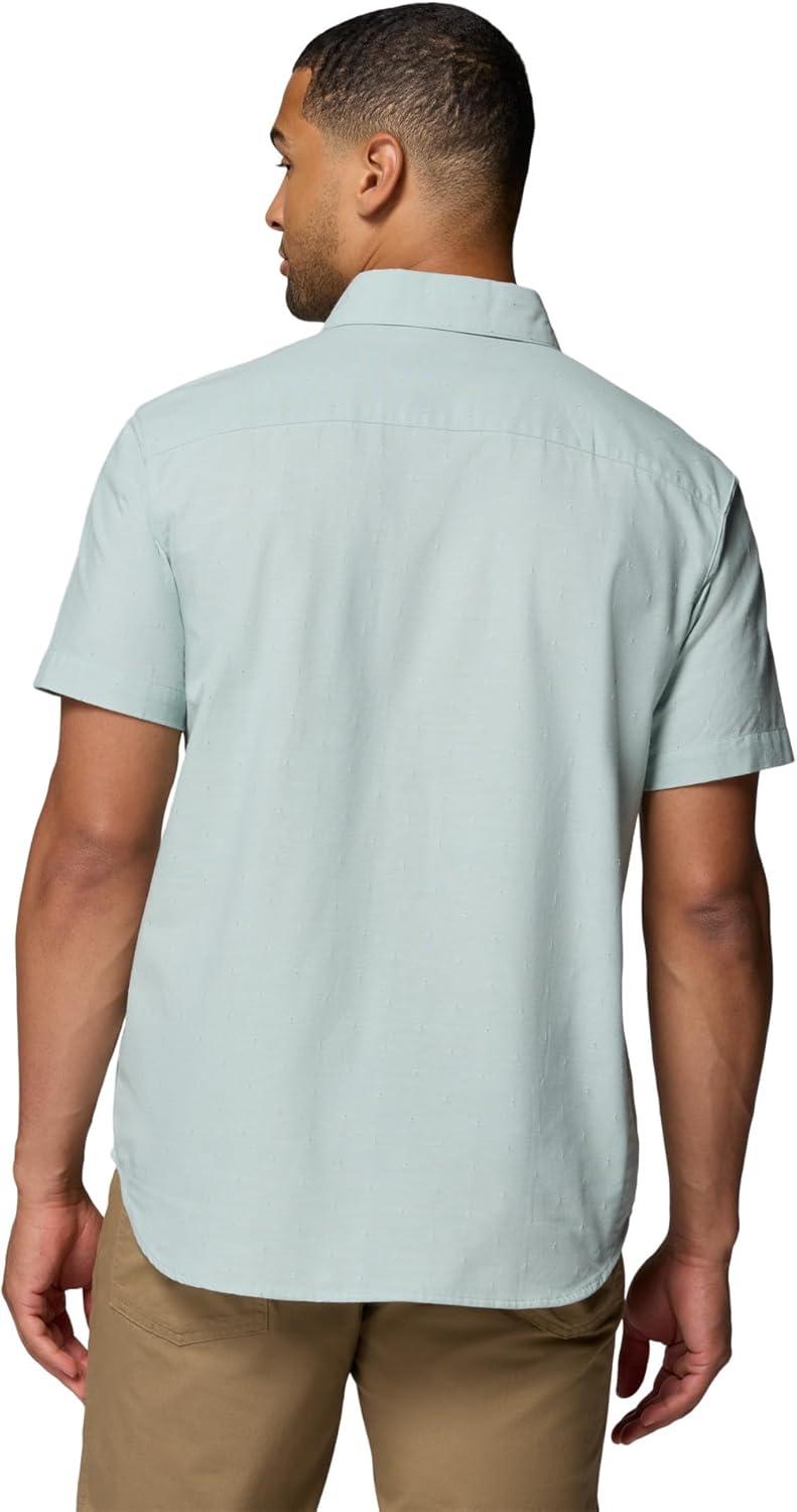 imageColumbia Mens Rapid Rivers Novelty Short SleeveCrushed BlueDiamond Dobby