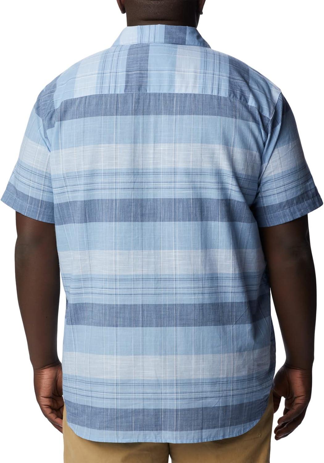 imageColumbia Mens Rapid Rivers Novelty Short SleeveJet Stream Scattered Stripe
