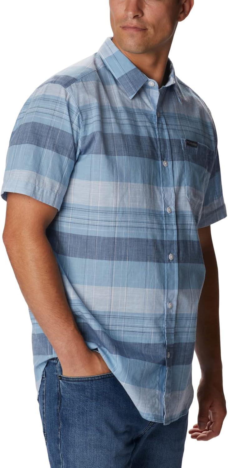 imageColumbia Mens Rapid Rivers Novelty Short SleeveJet Stream Scattered Stripe