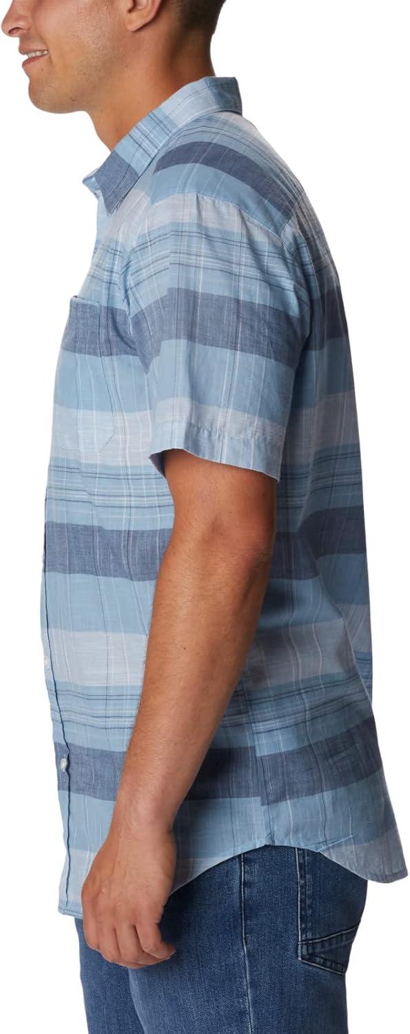 imageColumbia Mens Rapid Rivers Novelty Short SleeveJet Stream Scattered Stripe