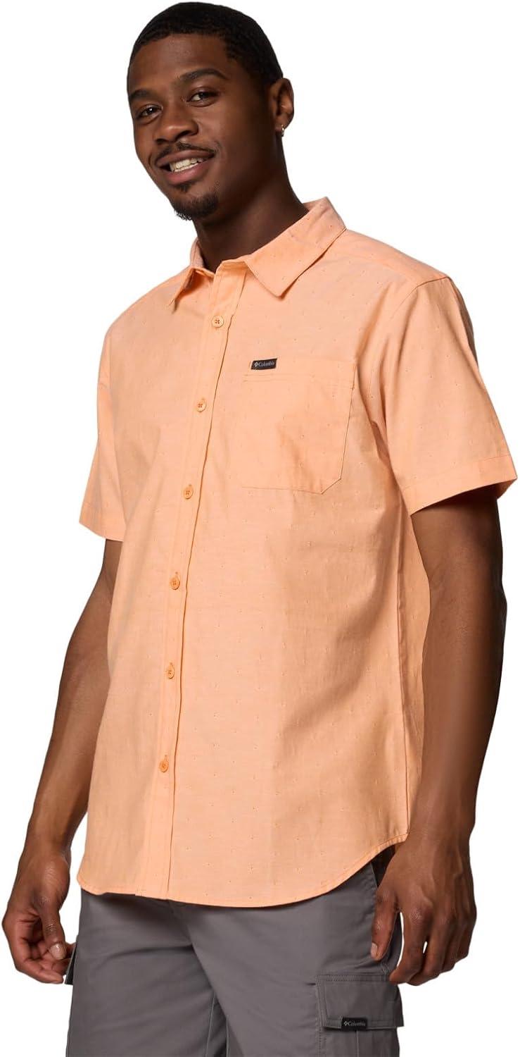 imageColumbia Mens Rapid Rivers Novelty Short SleeveKoi Diamond Dobby Chambray
