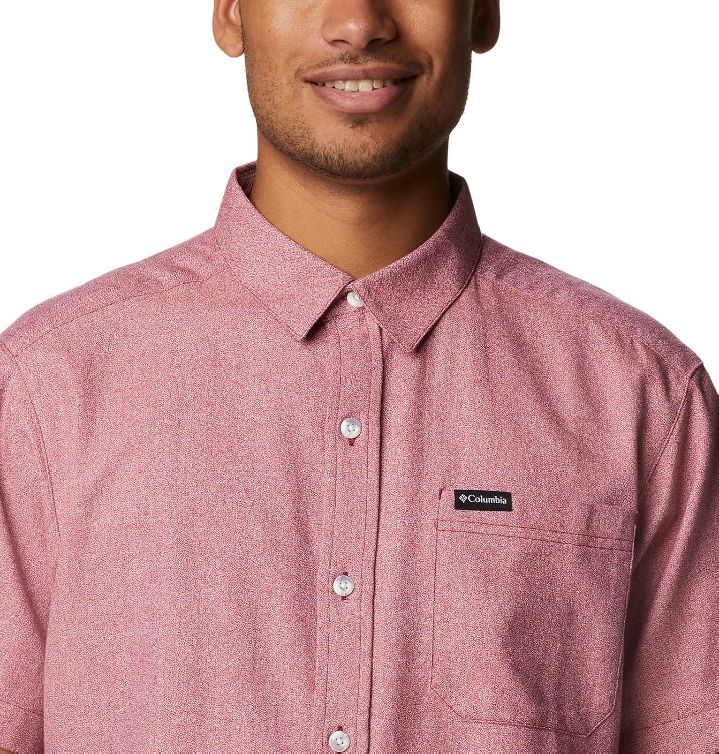 imageColumbia Mens Rapid Rivers Novelty Short SleeveRed OnionRed Quartz