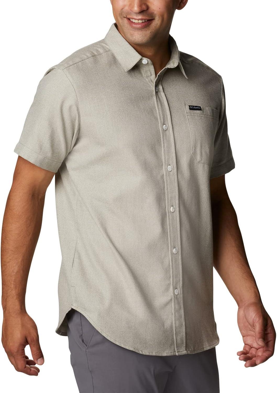 imageColumbia Mens Rapid Rivers Novelty Short SleeveStone GreenSavory