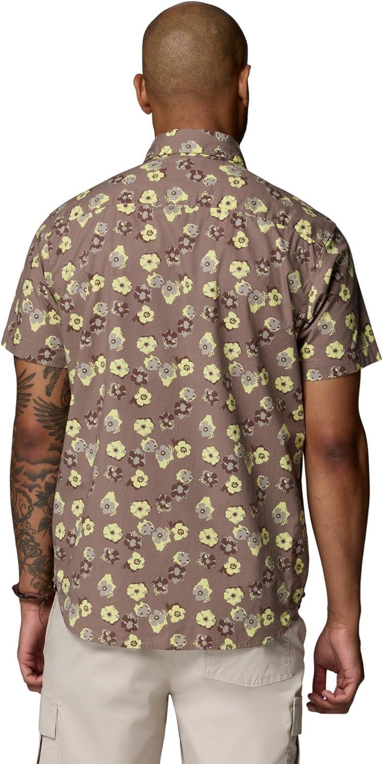 imageColumbia Mens Rapid Rivers Printed Short Sleeve Shirt Comfort StretchIronFloweret