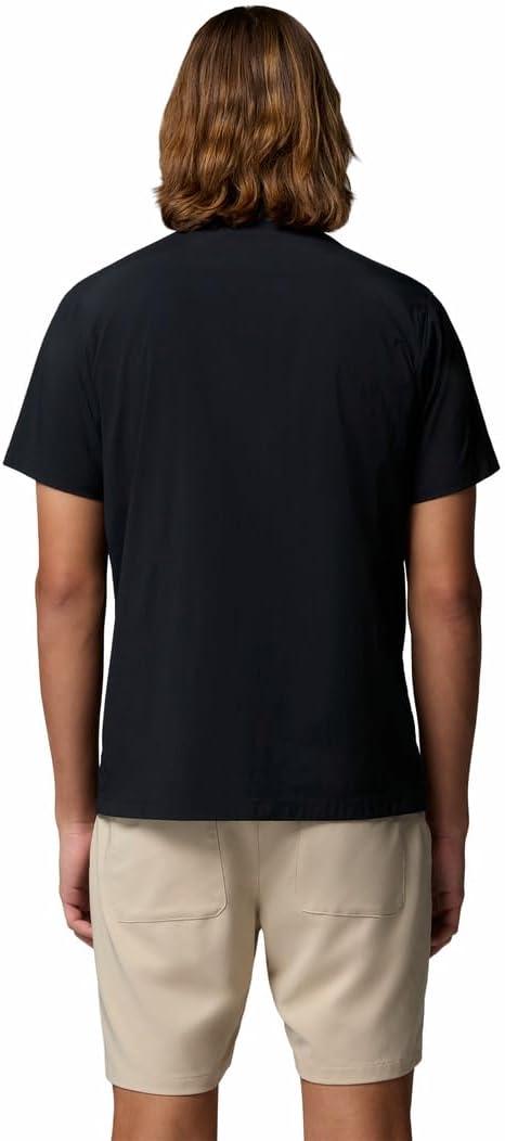imageColumbia Mens Sage Peak Woven Short Sleeve ShirtBlack