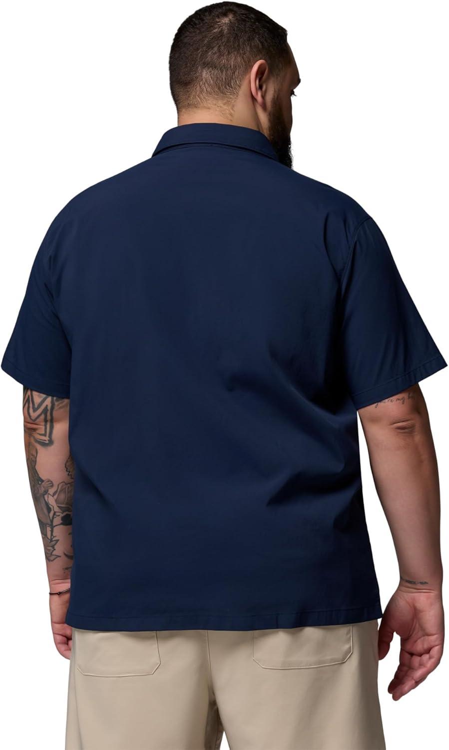 imageColumbia Mens Sage Peak Woven Short Sleeve ShirtCollegiate Navy