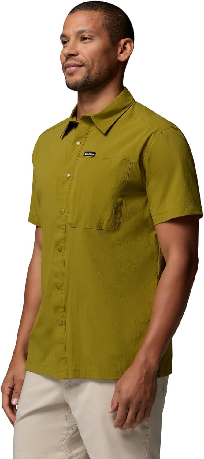 imageColumbia Mens Sage Peak Woven Short Sleeve ShirtMossy Green
