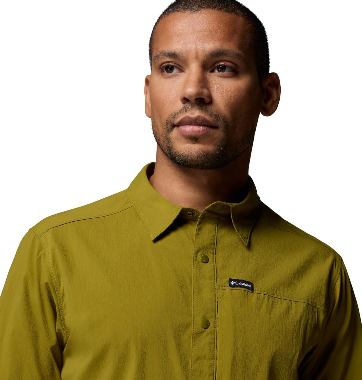 imageColumbia Mens Sage Peak Woven Short Sleeve ShirtMossy Green