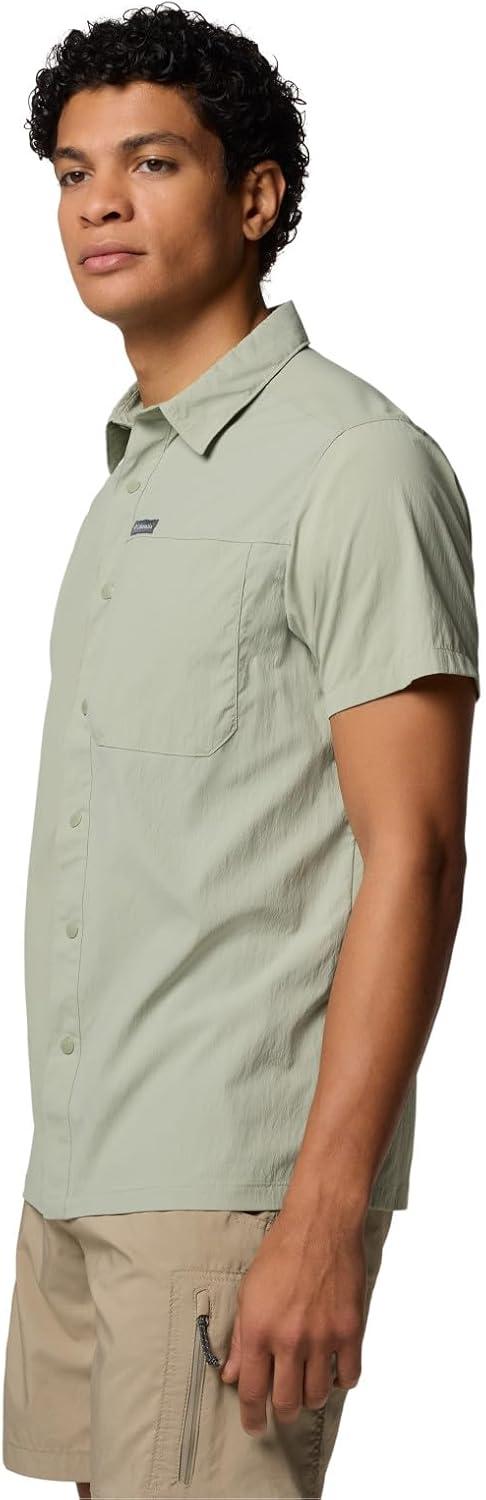imageColumbia Mens Sage Peak Woven Short Sleeve ShirtSafari