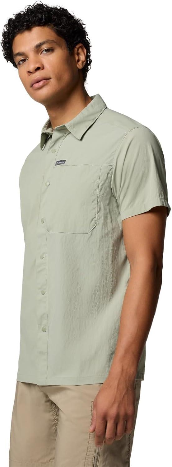 imageColumbia Mens Sage Peak Woven Short Sleeve ShirtSafari